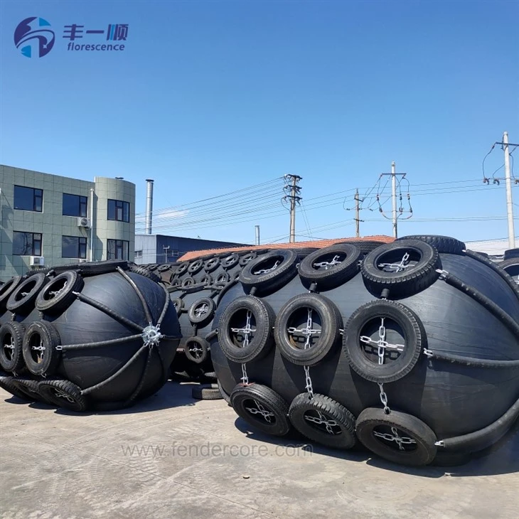 Chain And Tire Net Pneumatic Rubber Fender Chain And Tire Net Pneumatic Rubber Fender